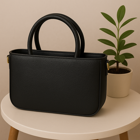 FLB-014   FOXYZZ MINMIN Black Handbag by